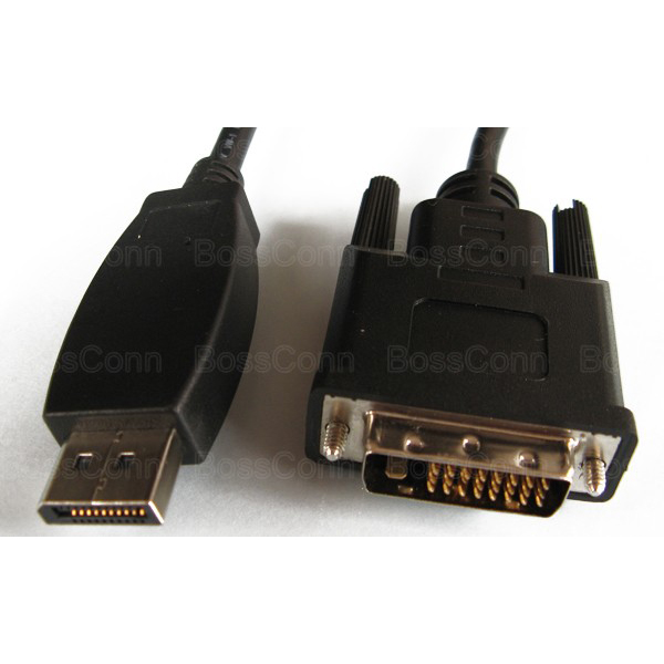 DisplayPort to DVI Male Adapter