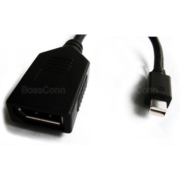 Mini Displayport Male to Displayport Female Cable