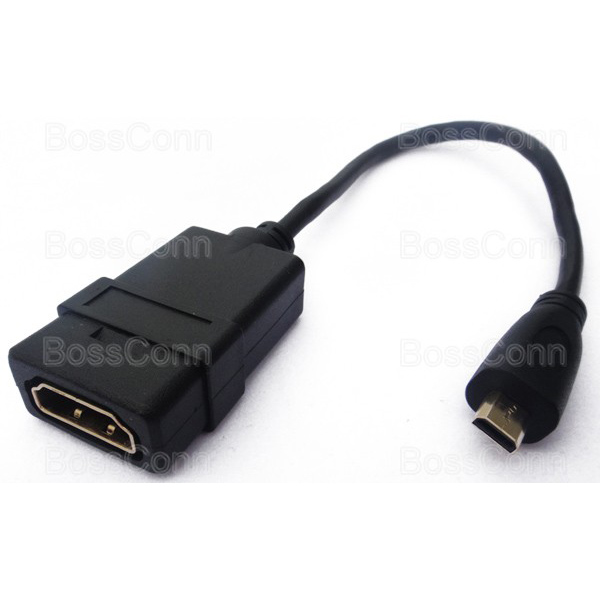 Micro HDMI Male to HDMI A Type Female Cable