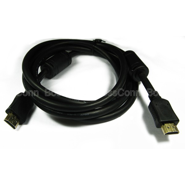 HDMI A Type Male Cable with Ferrite