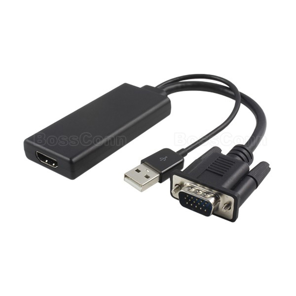 VGA Male to HDMI Female Cable