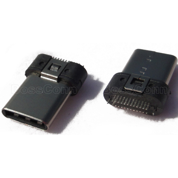 USB 3.1 Type C Male Clamp Board Type